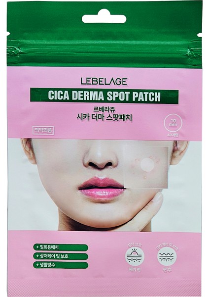 Cica Içeren Akne Bandı 40 Adet Lebelage Cica Derma Spot Patch 40 Pcs