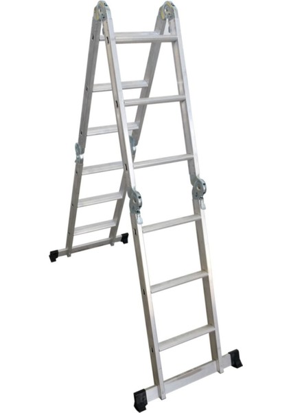 580 cm Çok Amaçlı Merdiven - Alüminyum - Yerli Üretim