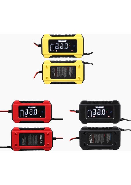 UC-C120501B 12V 6A LCD Göstergeli Akıllı Akü Şarj Cihazı