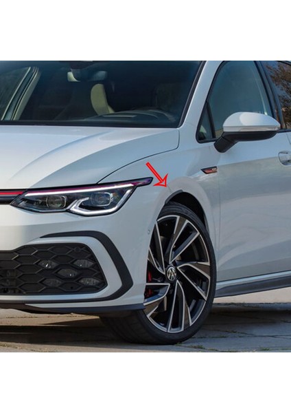 Vw Golf Mk7 2012-2017 Çamurluk Çıtası 4 Prç Zarif Dodik Mat Siyah