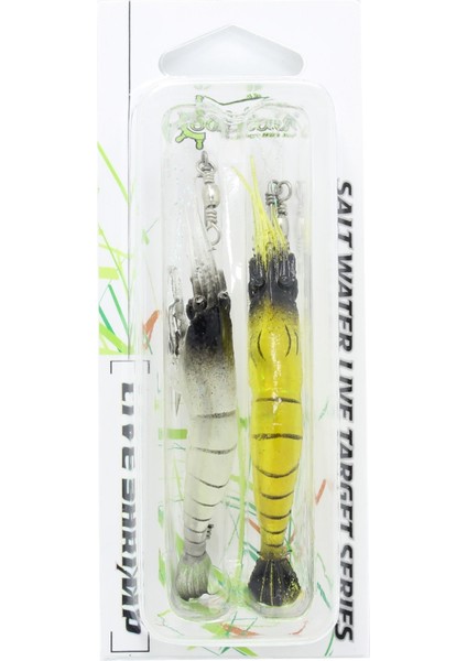 3063 Silikon Karides Takım 10CM Suni Yem 2'li Set