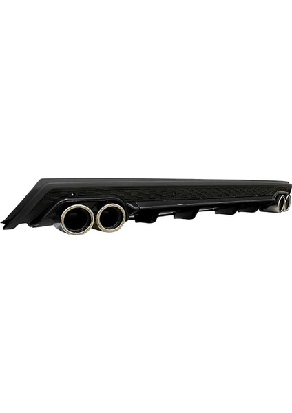 Hyundai I20 2009-2014 Piona Black 4 Krom Egzozlu Difüzör Mat Siyah
