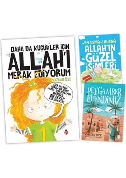 Daha da Küçükler İçin Allah'ı Merak Ediyorum - 99 Esma-i Hüsna Allah'ın Güzel İsimleri - Peygamber Efendimiz 3'lü Set