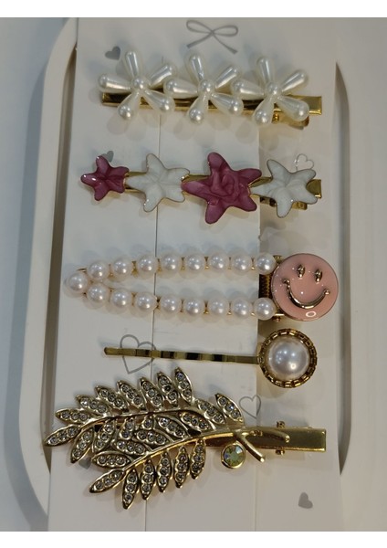 5'Li Lüx Taşlı Toka Seti fiyatları