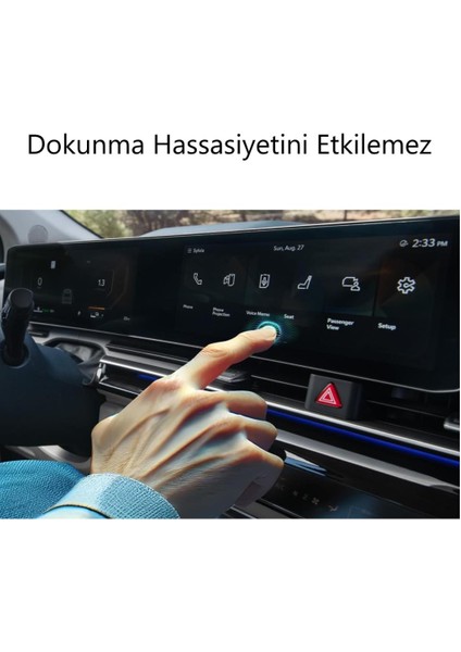 Kia Ev6 Ekran Koruyucu Multimedya ve Gösterge 2024-2025