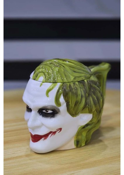 Joker Tasarımlı Kupa Bardak Özel Tasarım Kapaklı Kupa