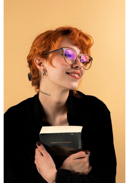 Lady Cat Mavi Işık Filtreli Ekran Gözlüğü TR90 Çerçeve ile Darbelere Karşı Dayanıklı fırsatları