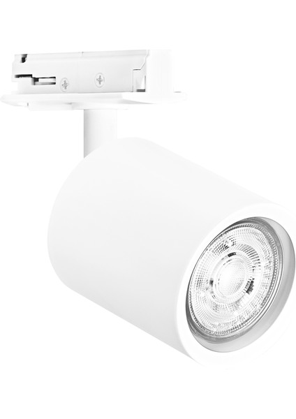 LED 2700K IP20 GU10 Duy Sarı Işık Alüminyum Beyaz Kasa İç Mekan Raylı Spot