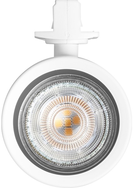 LED 2700K IP20 GU10 Duy Sarı Işık Alüminyum Beyaz Kasa İç Mekan Raylı Spot