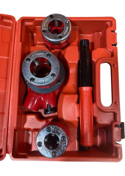 Mekanik Kollu Boru Pafta Takımı Çantalı 1/2" - 1"