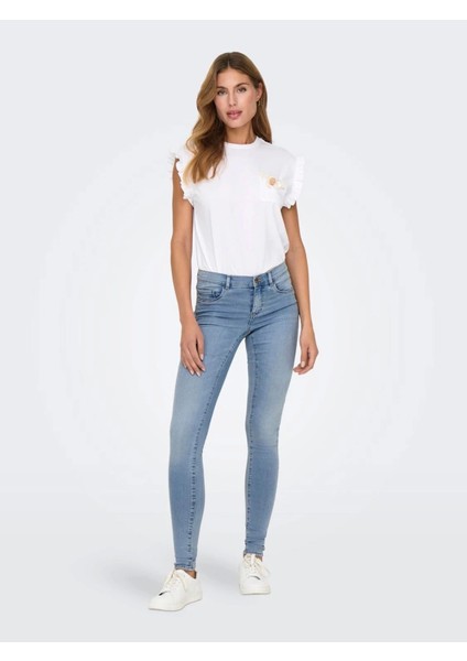 15129693 5 Cep Kadin Pantolon - Buz Mavi