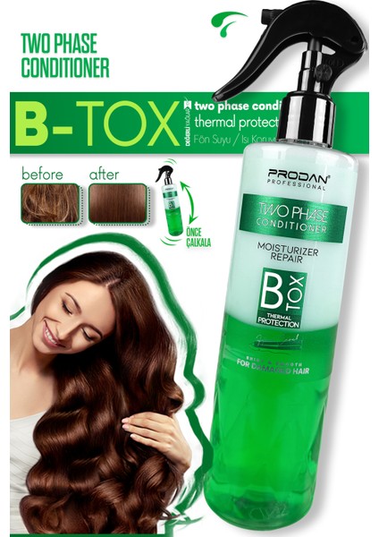 B-Tox Fön Suyu 400ML, Şampuan 400ML ve Saç Serumu 100ML | Yenileyici ve Onarıcı 3'lü Saç Bakım Seti
