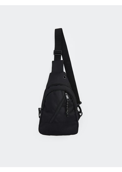 Lcw Accessorıes Siyah Düz Erkek Göğüs Çantası