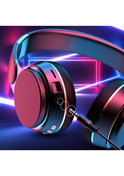Gn-25 Bas Baş Üstü Kulaklık Stereo Kulaklık Bluetooth Kulaklık, 40 mm Titreşimli Diyafram ve 3,5 mm Ses Jakı-Beyaz (Yurt Dışından)