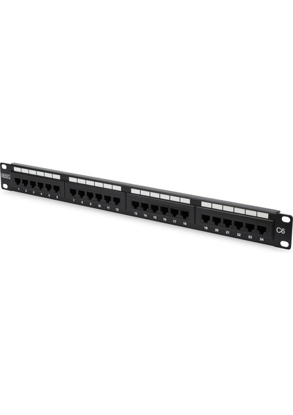 Dıgıtus 1u 24PORT Cat6 Utp Bakır Patch Panel DN-91624U-CR