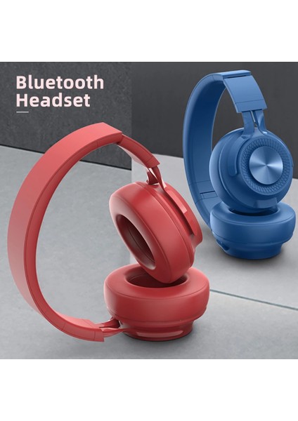 Fıngertıme P1 Katlanabilir Bluetooth Kablosuz Kulaklık Stereo Telefon Dahili Mikrofonlu Pc Müzik Oyun Kulaklığı (Ce Belgeli)-Kırmızı (Yurt Dışından) modelleri