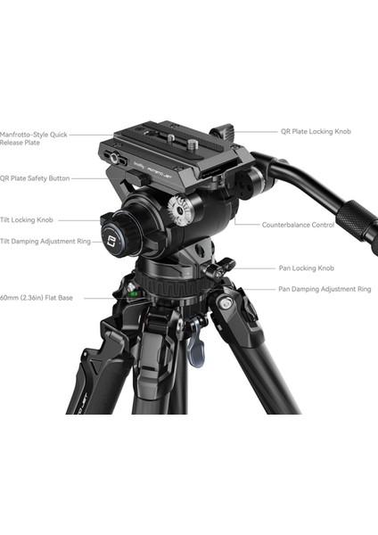 4259 Potato Jet Tribex Karbon Tripod