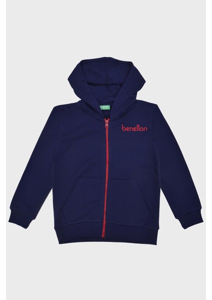 Pamuklu Regular Fit Kapüşonlu Sweat Erkek Çocuk Sweat BNTB21876