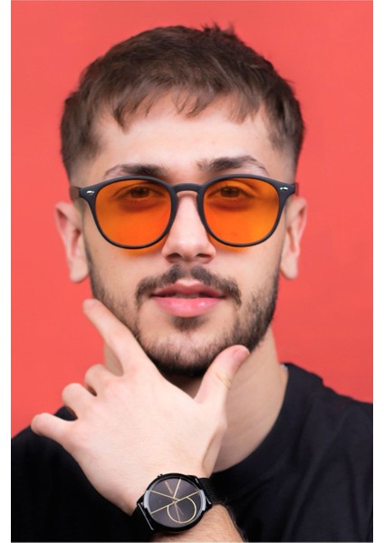 Moses Black Orange Unisex Güneş Gözlüğü