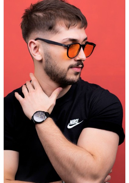 Moses Black Orange Unisex Güneş Gözlüğü modelleri