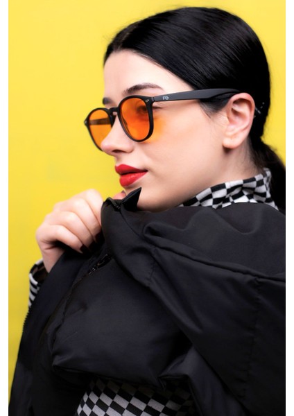 Moses Black Orange Unisex Güneş Gözlüğü fırsatları
