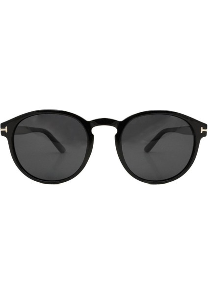 Tyson Siyah Oval Polarize Unisex Güneş Gözlüğü