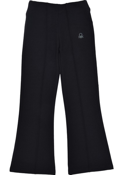 Standart Fit Yüksek Bel Ispanyol Paça Tayt Kız Çocuk Tayt BNTG21553