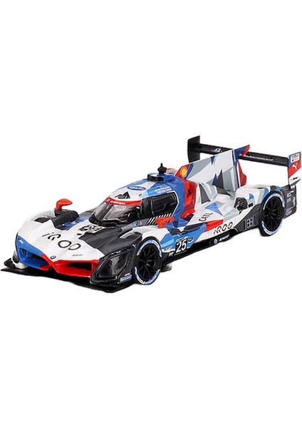 1:64 Diecast Bmw M Hybrid V8 Team Rll 2023 Imsa Sebring 2nd Place Model Araba