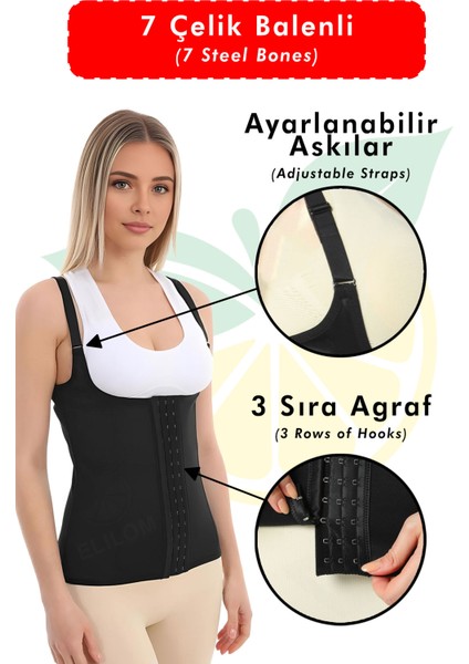 Latex Korse - Ayarlanabilir Askılı, Göbek ve Simit Bölgesi Inceltici, 7 Çelik Balenli, Şekillendirici (Tınky) fiyatları
