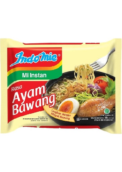 İndomie Noodles Ayam Bawang 91 gr 1 Paket
