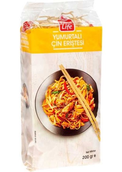Fine Life Yumurtalı Çin Eriştesi 200 gr Mie Telur