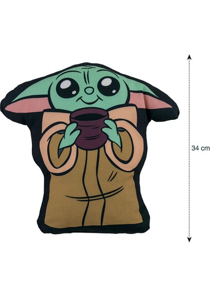 Lcw Home Karışık Star Wars Figürlü Pelüş Dolgulu Tavşan Bebek Kırlent 34 cm modelleri