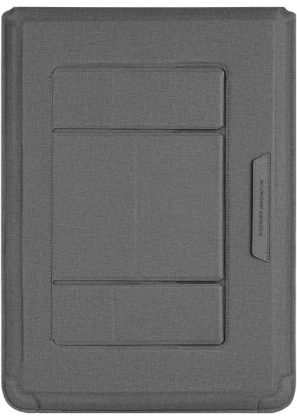 Nıllkın Versatile Plus 15.6-16.1-Inç Dizüstü Bilgisayar Kılıfı Çok Fonksiyonlu Litchi Doku Pu Deri Soğutma Standı Notebook Çantası Mouse Pad Fonksiyonlu-Gri (Yurt Dışından)