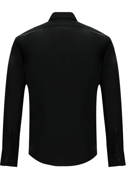 Uzun Kol Slim Fit Dar Kesim Klasik Non Iron Saten Pamuklu Gömlek fiyatları