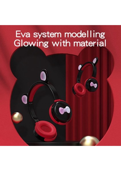 Bk7 Sevimli Ayı Kablosuz Bluetooth Kulaklık Karikatür LED Işık Aux-In Kulak Içi Kulaklık Çocuklara Hediye (Ce Belgeli) - Gök Mavisi/beyaz (Yurt Dışından) fırsatları