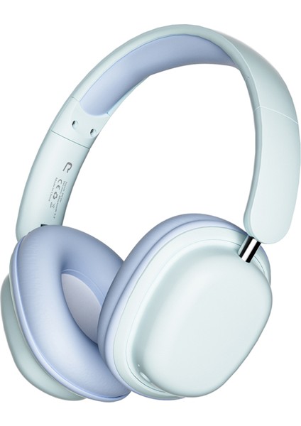 Sy-T1 Takılabilir Enc Mikrofonlu Kulak Üstü Bluetooth Kulaklık Katlanabilir Oyun Kulaklığı-Mavi (Yurt Dışından)