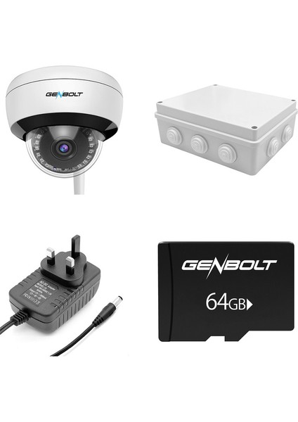 Genbolt Kamera Aksesuar Kiti GB-211H,GB-600B,POWERADAPTER,GB-TF64G (Yurt Dışından)