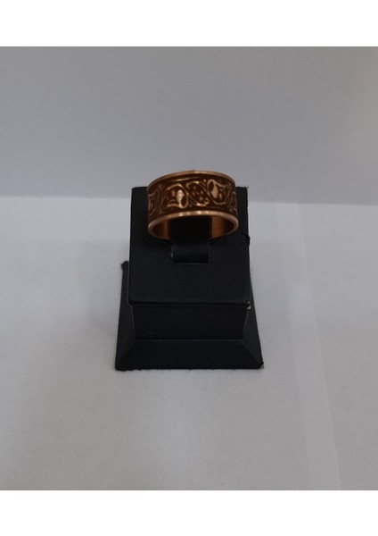 Yöresel Motifli Bakır Yüzük 10MM LZRY0020-2