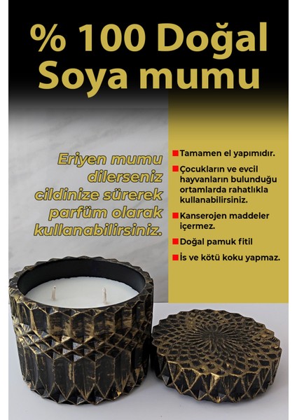 Siyah ve Gold At Figürlü Çok Amaçlı Dekoratif Doğal Parfüm Kokulu Soya Mumlu Lüks Set modelleri