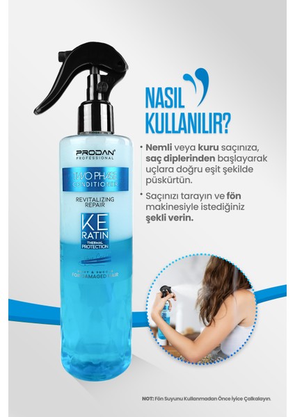 Keratin Fön Suyu 400ML, Şampuan 400ML ve Saç Serumu 100ML | Parlaklık Verici 3'lü Saç Bakım Seti indirimleri