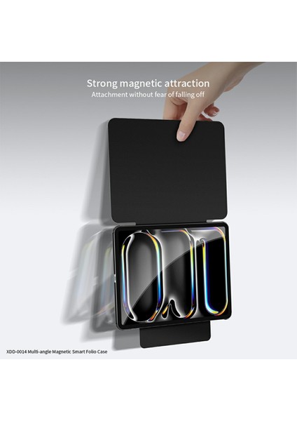 iPad Air 11(2024)/AIR(2022)/(2020)CASE Pu Deri Çok Açılı Stand Akıllı Tablet Kılıfı Kalem Tutuculu-Pembe (Yurt Dışından)