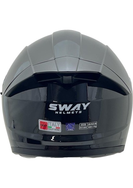 655 Siyah Yarım Vizörlü Kask