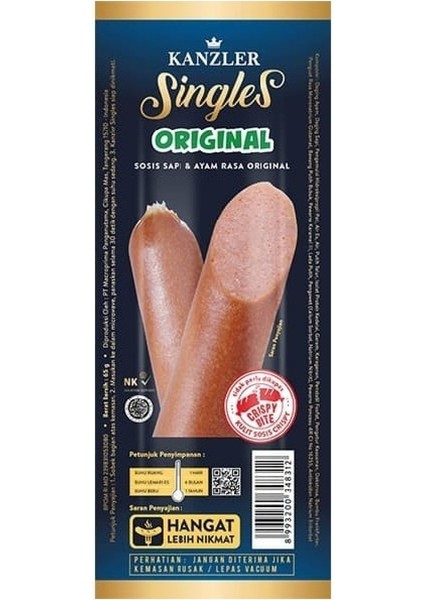 Kanzler Singles Keju 60G
