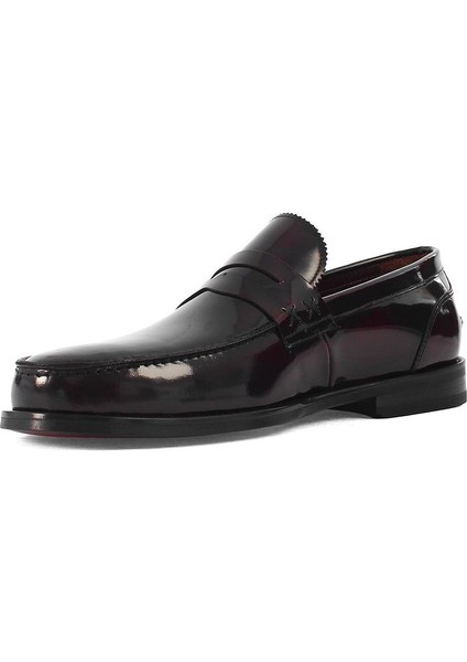 Erkek Bordo Açma Deri Loafer fırsatları