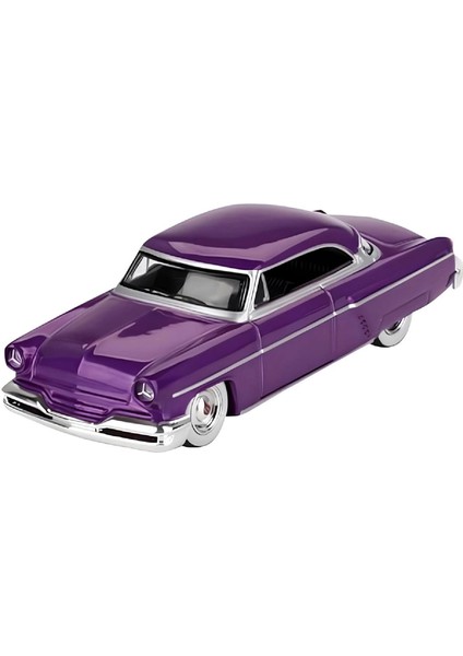 1:64 Diecast Lincoln Capri Hot Rod 1954 Purple Metallic Model Araba