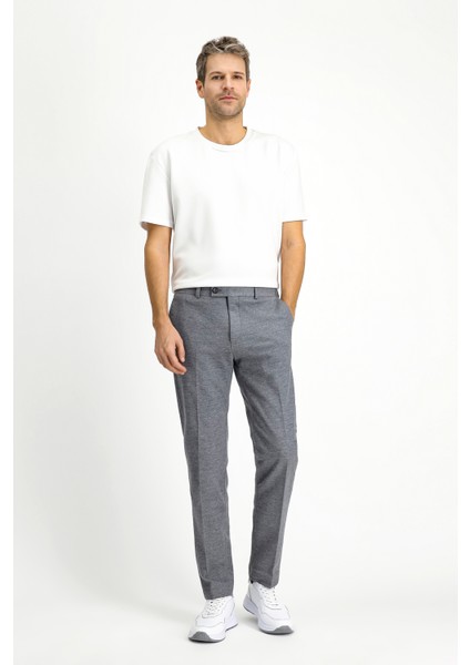 Super Slim Fit Ekstra Dar Kesim Pamuklu Örme Klasik Kumaş Pantolon fırsatları