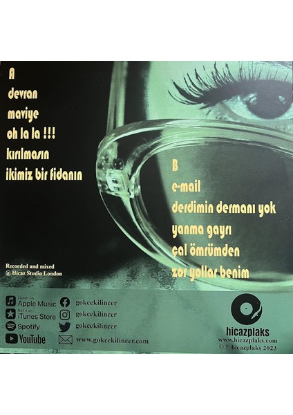 Gökçe Kılınçer - Zor Yılllar Benim (Plak) fiyatları
