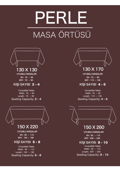 Daily Series Kadife Dokulu Tarçın Rengi Masa Örtüsü