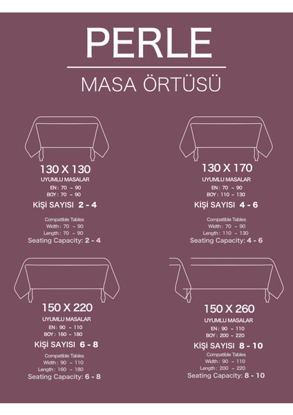 Daily Series Kadife Dokulu Gül Kurusu Rengi Masa Örtüsü