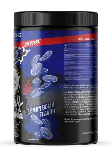 Vandalking Preworkout 450 gr 45 Servis